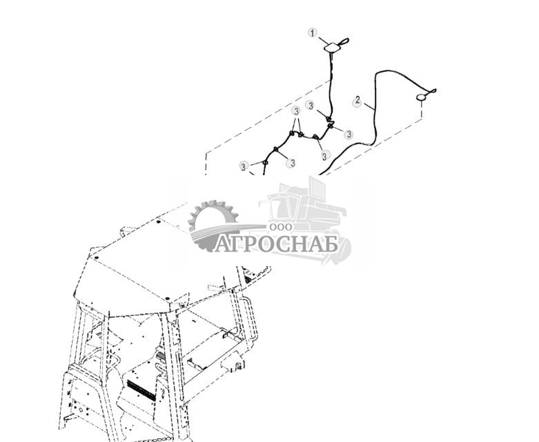 Антенна JDLink™ навеса, спутниковый модуль (SAT), 3G - ST880740 241.jpg